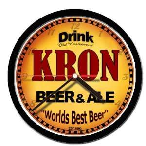  KRON beer and ale cerveza wall clock 