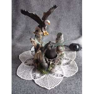  Eagle with Spread Wings Oil Warmer