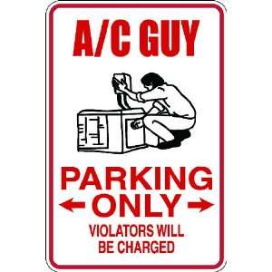 Occ2) Ac Repair Guy Worker Occupation 9x12 Aluminum Novelty Parking 