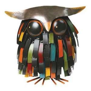  Painted Metal Owl