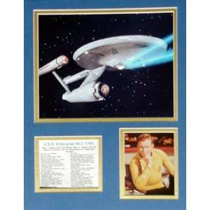 Star Trek Picture Plaque Framed 