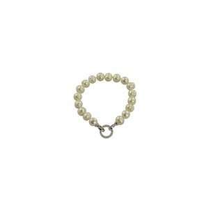 ZALES Cultured Freshwater Pearl Strand Bracelet with Diamond Accent 