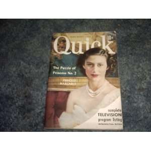  February 2 1953 Quick Princess Margaret QUICK Books