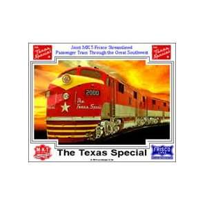  Railroad Tin Sign   Texas Special 