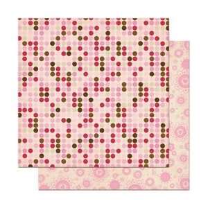  Bo Bunny Crazy Love Double Sided Heavy Weight Paper 12X12 Dot 