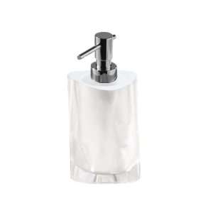  Gedy 4681 22 White Round Countertop Soap Dispenser 4681 22 