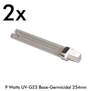  CNZ 9 Watts G23 Base UV C Germicidal Ultraviolet Light 