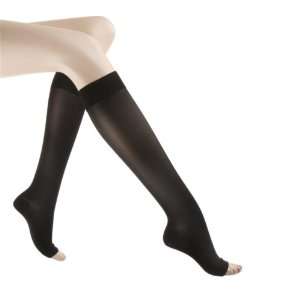  Medi Elegance Silk Knee High 20 30mmHg Petite Open Toe, I 
