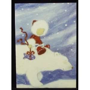 Polar Friends Holiday Christmas Cards, 18 Cards with Coordinating 