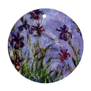  Irises Monet Ornament (Round)