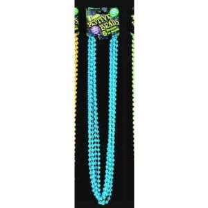  Beads Festive Glow In Dark Blue  (33 inches) Beauty