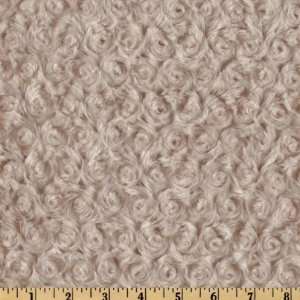  62 Wide Minky Rose Cuddle Latte Fabric By The Yard Arts 
