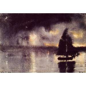   and Fourth of July Fireworks, By Homer Winslow