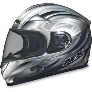  AFX FX 90 Multi Helmet   Large/Silver Multi Automotive