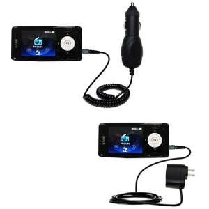  Car and Wall Charger Essential Kit for the iRiver X20 2GB 