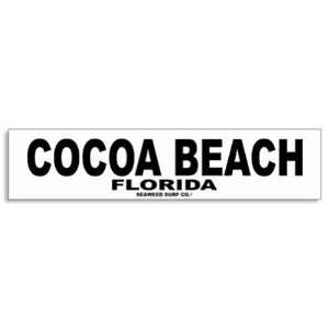  Seaweed Surf Co Cocoa Beach Florida Aluminum Sign 18x4 