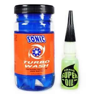   Wash and 1 Sonic Super Bearing Oil 