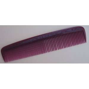  Purple Wide Tooth Fine Tooth Regular Hair Comb   7 inches 