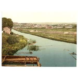   or Labels Victorian Photochrom Bude From canal