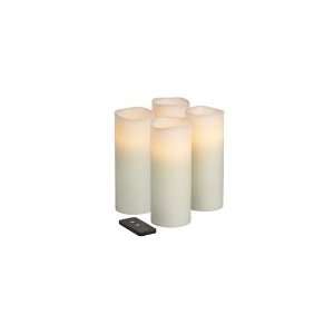   LED Pillar Candle w/ Remote & 3 Stage Timer, 8 in High