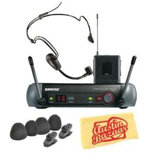  Headset Microphone System Pack with Tie Clips, Mini Windscreens 