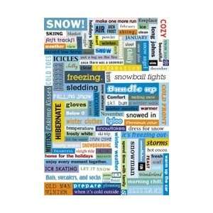 Making Memories Word Fetti Stickers   Holidays & Winter 