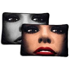  Lisa Pearl   Her Face Poly Suede Box Pillows   Large 