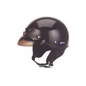  Half Shell Black DOT Motorcycle Helmet Automotive