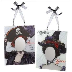   Halloween Wicked Good Witch and Pirate Wall Mirrors 14 Home