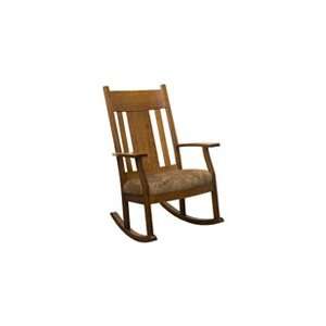  Amish Oakland Bent Panel Rocker