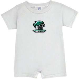   State RiverHawks White Logo Baby Romper