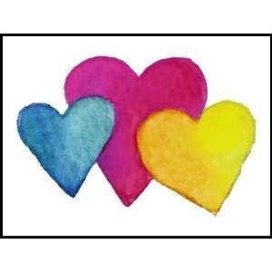  Pastel Hearts Postage Stamps