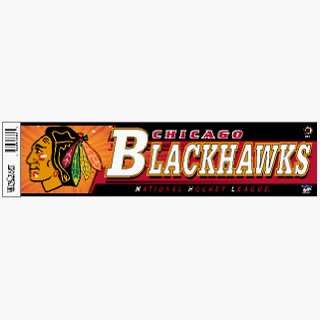  Chicago Blackhawks Bumper Sticker / Decal Strip *SALE 