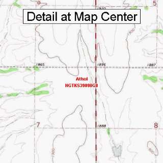   Quadrangle Map   Athol, Kansas (Folded/Waterproof)