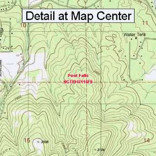   Map   Post Falls, Idaho (Folded/Waterproof)