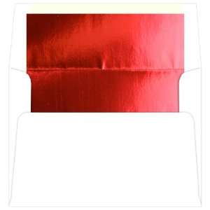  A7 Foil Lined Envelope   5 1/4 x 7 1/4   Red Foil (1000 