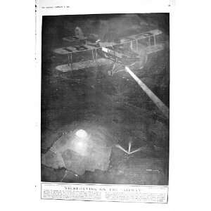  1921 AEROPLANE NIGHT SCENE PURITAN CHESTER HAWKER CENOTAPH 