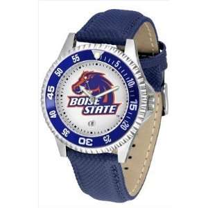 Boise State Broncos Suntime Competitor Poly/Leather Band Watch   NCAA 