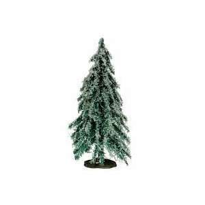 Lemax Village Collection Glittering Fir Tree   Green Large 9 Inch 