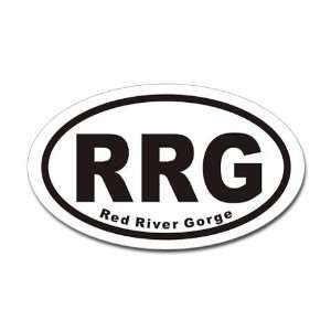  Red River Gorge RRG Euro Kentucky Oval Sticker by 