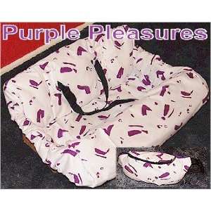    Raes Purple Pleasures Shopping Cart Cover 