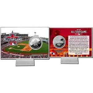  Los Angeles Angels Angels Stadium Silver Plate Coin Card 