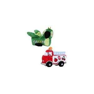  Tenderkidz Smart Stuffs Red Firetruck & Green Bird Toys & Games