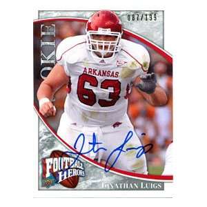 Jonathan Luigs Autographed / Signed 2009 Upper Deck Card
