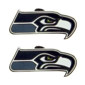  Seattle Seahawks Team Logo Post Earrings Sports 