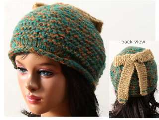Cute BEANIE BERET Knit Crochet Rasta hat cap NWT Brs GN  