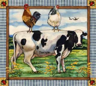 Barn Farm Animal Country COW Refrigerator Magnet Gifts Kitchen  