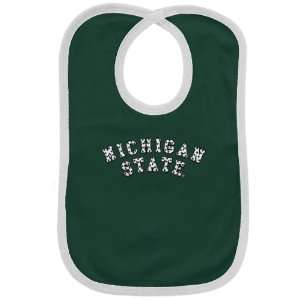  Michigan State Spartans Green Bib with Snap Closure 