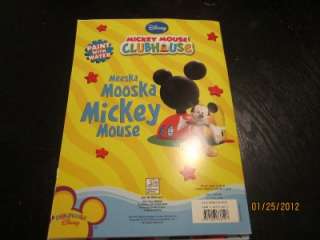 Disney Playhouse Mickey Mouse Clubhouse Paint with Water Color Book 