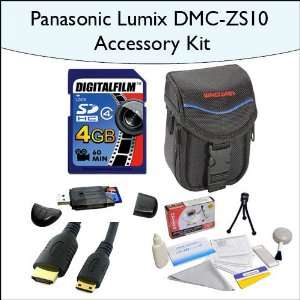  for Panasonic DMC ZS10 Including 4GB SDHC High Speed Memory Card 